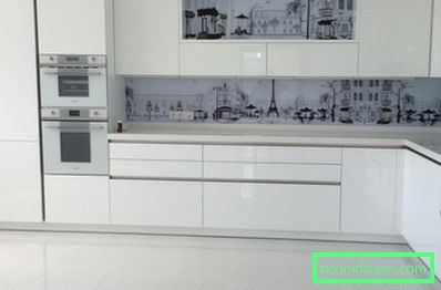 Schwarz-Weiß-Küche Design: Design-Regeln, praktische Tipps, Foto Beispiele