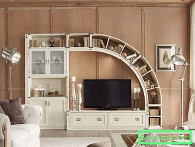 unwiderstehlich-rustikal-Wohnzimmer-wie-gut-als-Media-Wand-Einheiten-und-zwei-Schubladen-unter-TV-in-in-viertürigen-Schränke-mit-lackiert-beenden-Wohnen- Zimmer-Wand-Einheit-Feature-Curved-Holz-Bücherregal Bücherregal-Tür