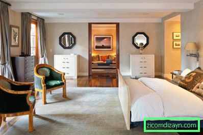 minimalistisch-Interieur-Schlafzimmer-Design-von-Luxus-Penthäuser-New-York-mit-Holz-Boden-das-verschönert-durch-grau-Teppich-kann-hinzufügen-die-moderne-Nuance-Inside-it- hat auch-weiße-Wand-Farbe-das-machen-es-großartig
