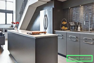 unkategorisiert-modern-grau-klein-Küche-in-Wohnung-Design-mit-Stein-Rückwand-auch-ruhig-Wand-Farbe-für-beste-Küche-Wand-Dekor-Ideen-moderne-Küche-Wand- Dekoration-mit-Holz-Möbel-und-modern